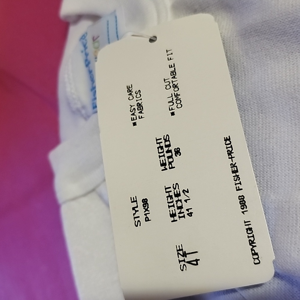FISHER PRICE KIDSWEAR  ( SIZE  4T ). - Picture 4 of 6